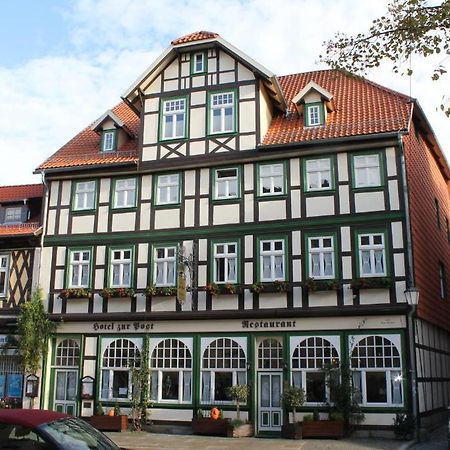 Hotel Garni Zur Post Wernigerode Eksteriør bilde
